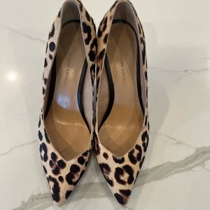 Banana Republic Leopard Print Calf Hair Women's Shoes 8.5